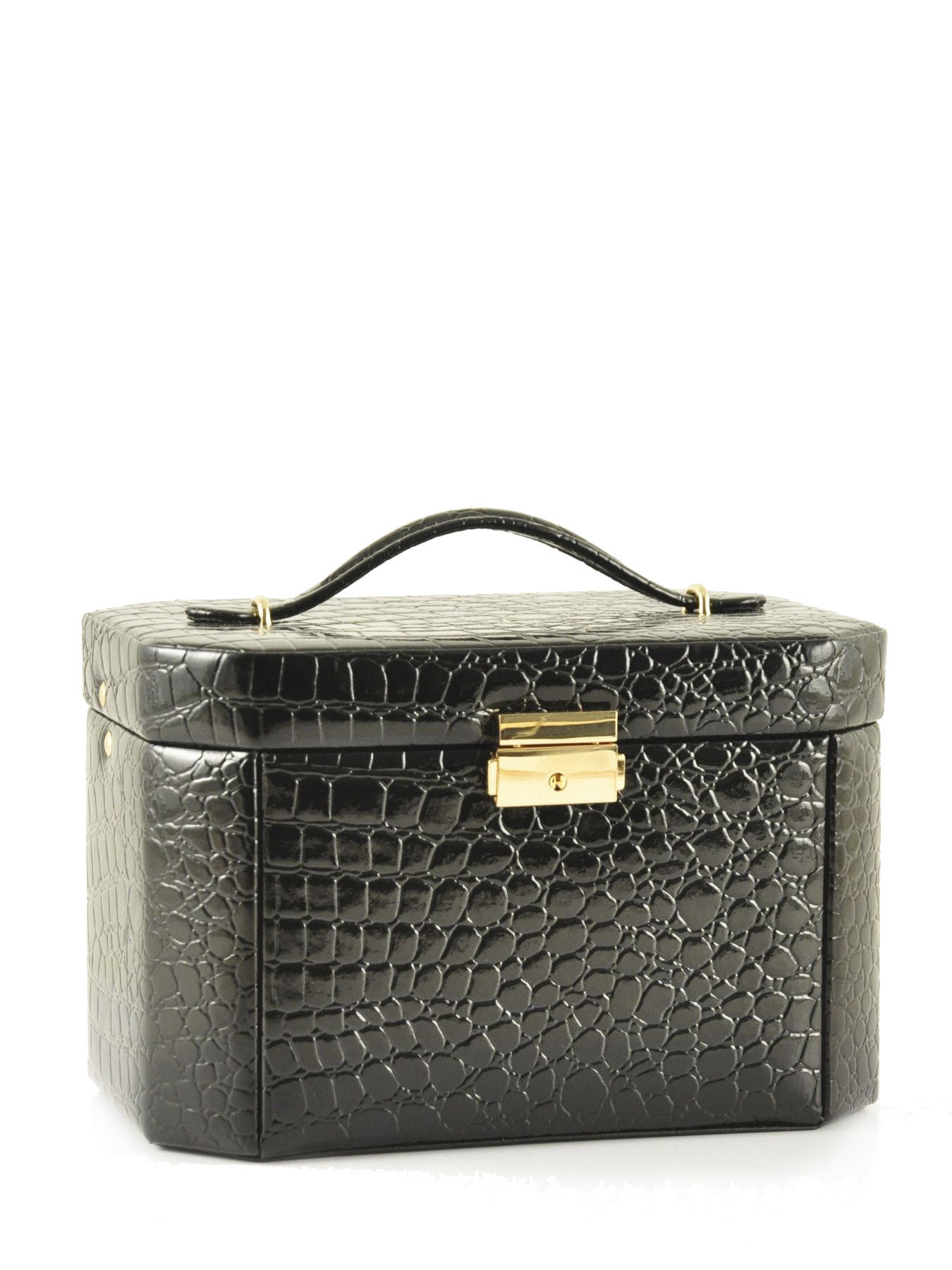 COFFRET BIJOUX FRANCINEL PVC FACON CROCO