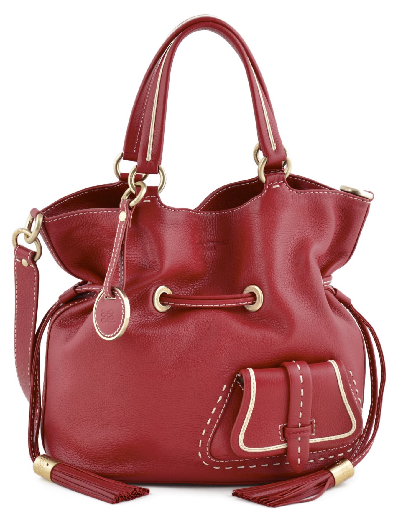 Sac Lancel rouge 1876 Premier flirt A02174