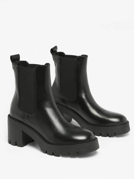 Heeled Chelsea Boots In Leather Tamaris Black accessoires 41 other view 3