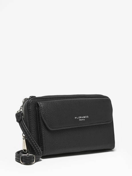 Ccrossbody Wallet Miniprix Black grained H6017 other view 2