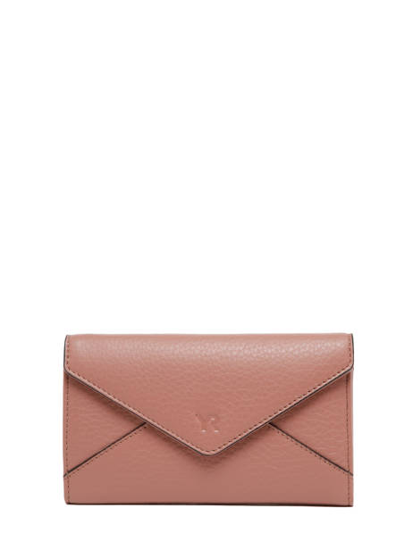 Wallet Leather Yves renard Pink enveloppe 29283