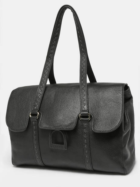Sac Shopping Tradition Cuir Etrier Noir tradition EHER27 vue secondaire 2