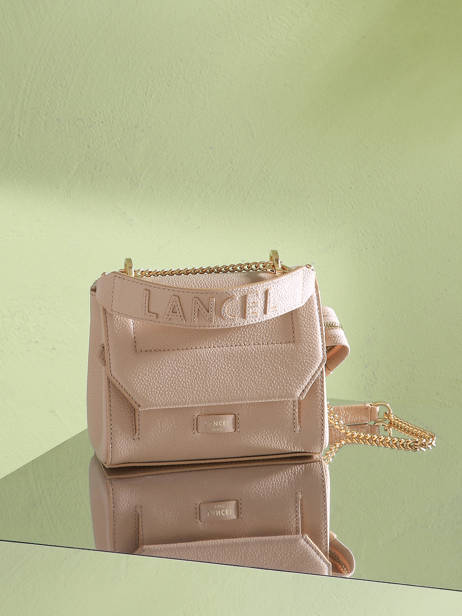 Top Handle S Ninon Leather Lancel Beige ninon A09221 other view 5