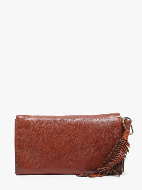 Wallet Leather Biba Brown heritage BUR2L other view 3