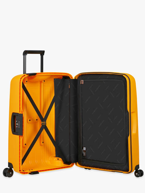 Hardside Luggage S'cure Samsonite Yellow s'cure 10U001 other view 2