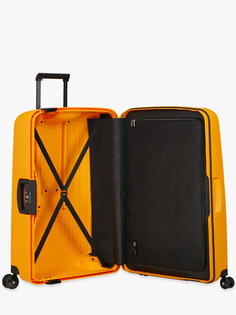 Hardside Luggage S'cure Samsonite Yellow s'cure 10U002 other view 2
