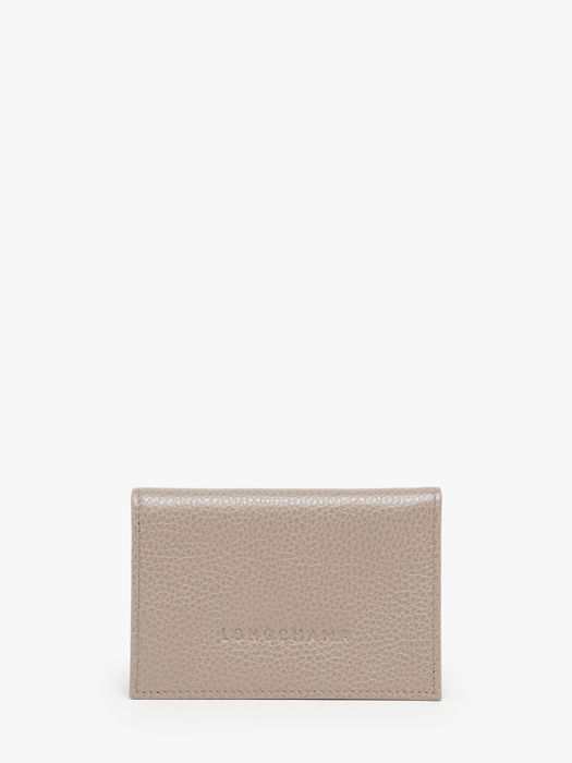 Longchamp Le foulonné Bill case / card case Gray