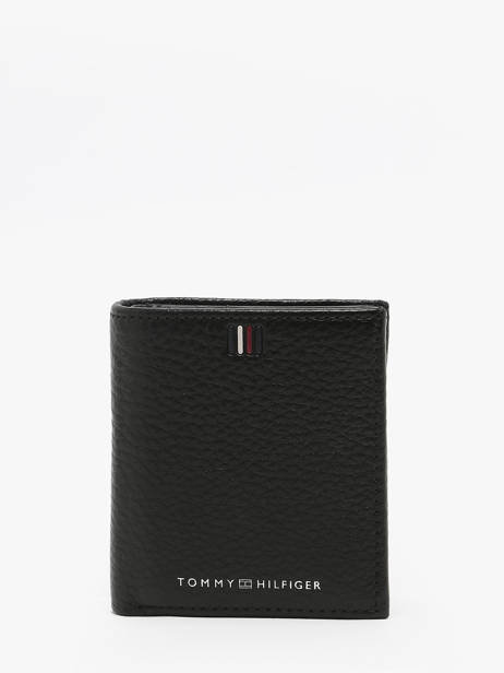 Wallet Leather Tommy hilfiger Black central AM11851