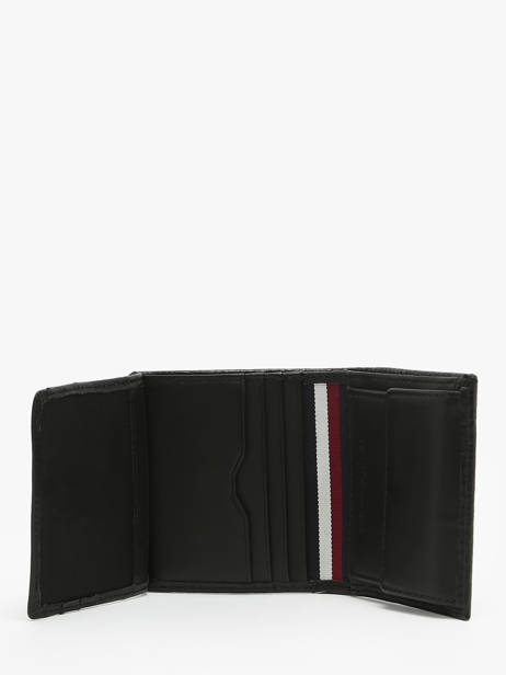 Wallet Leather Tommy hilfiger Black central AM11851 other view 2
