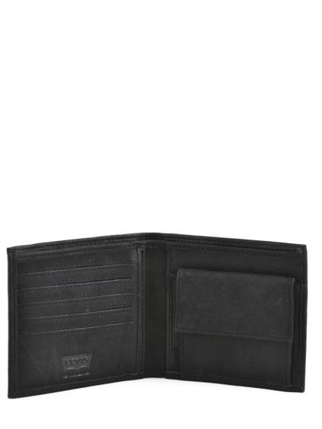 Wallet Leather Levi's Black clairview 222539-4 other view 3