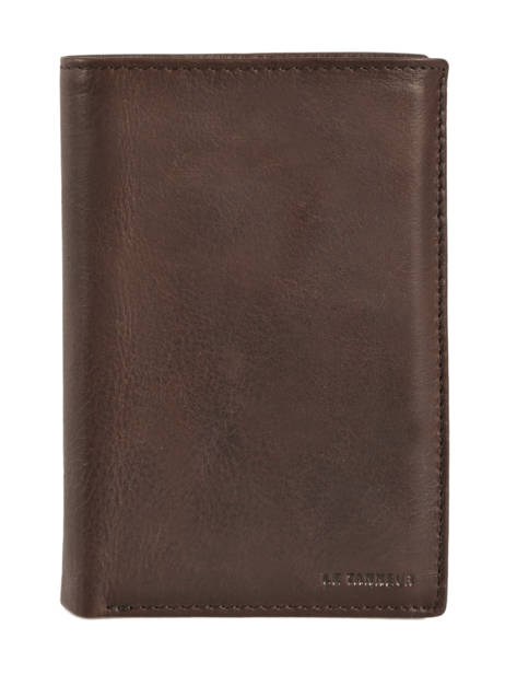 Wallet Leather Le tanneur Brown gary TRA3342