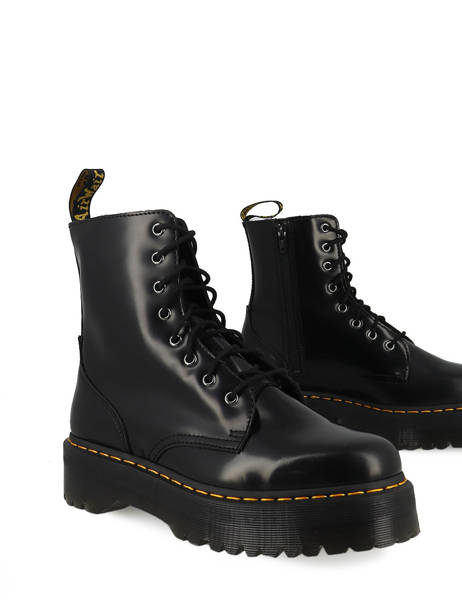 Jadon Platform Boots Leather Dr martens Black women 15265001 other view 2