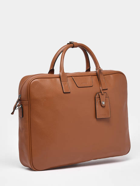 Leather Flandres Briefcase With 17