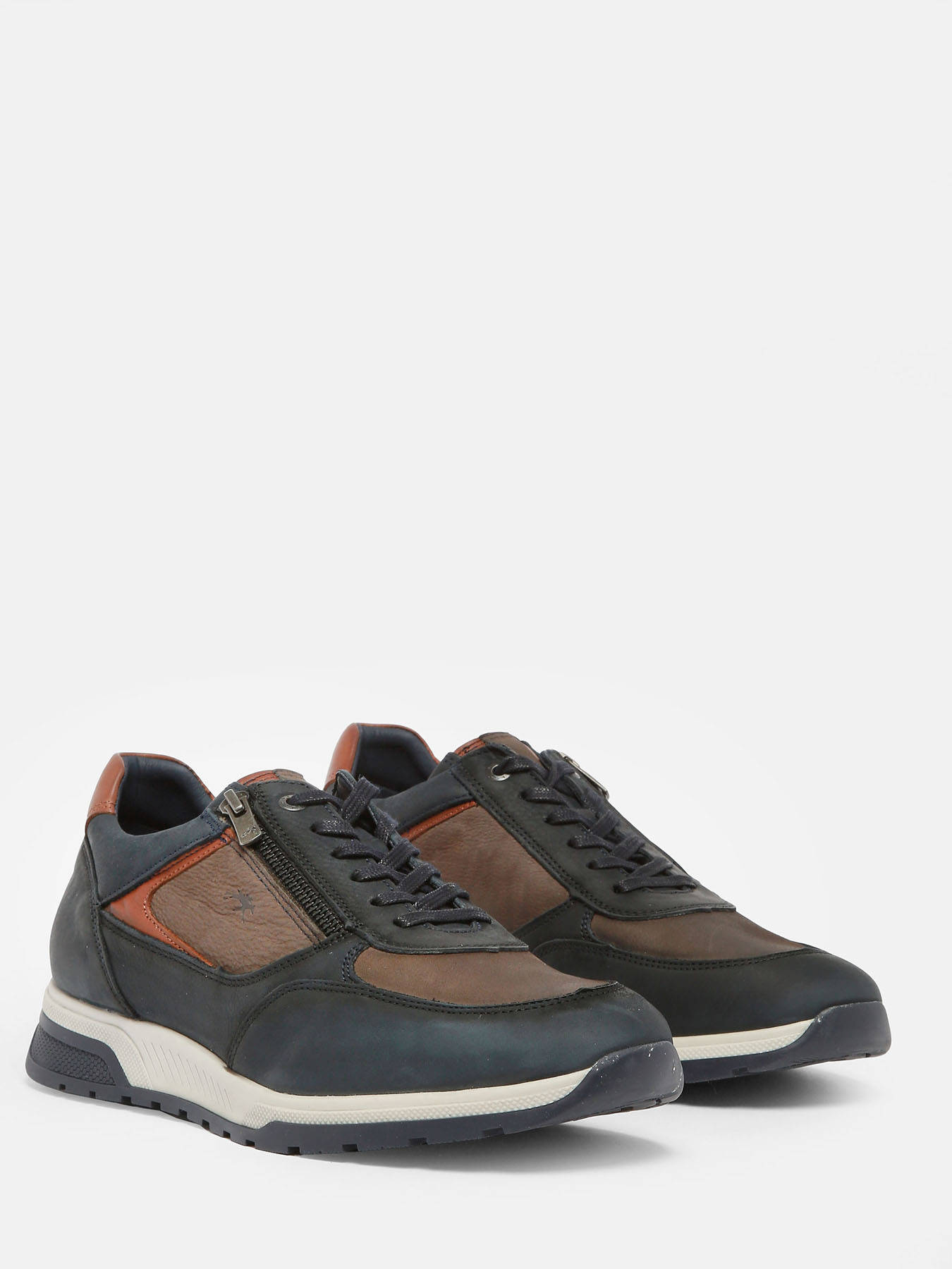 Fluchos Men's Louis Lace Up Shoes- Negro