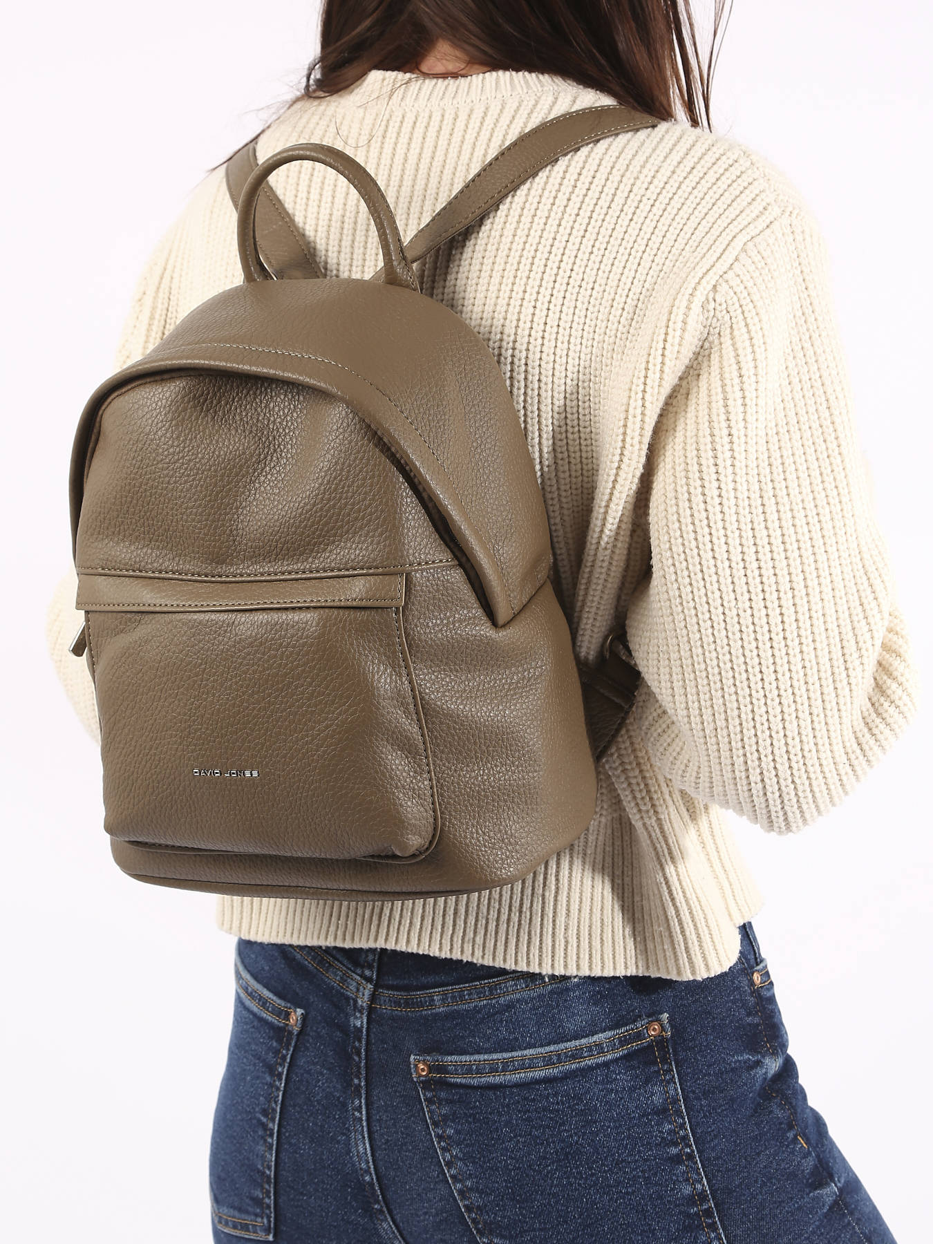 David Jones Leather Backpacks