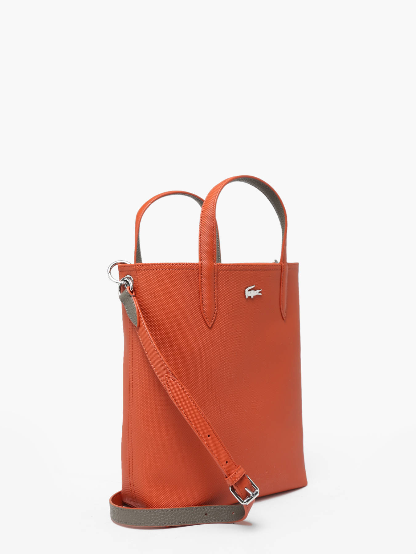 lacoste leather tote bag