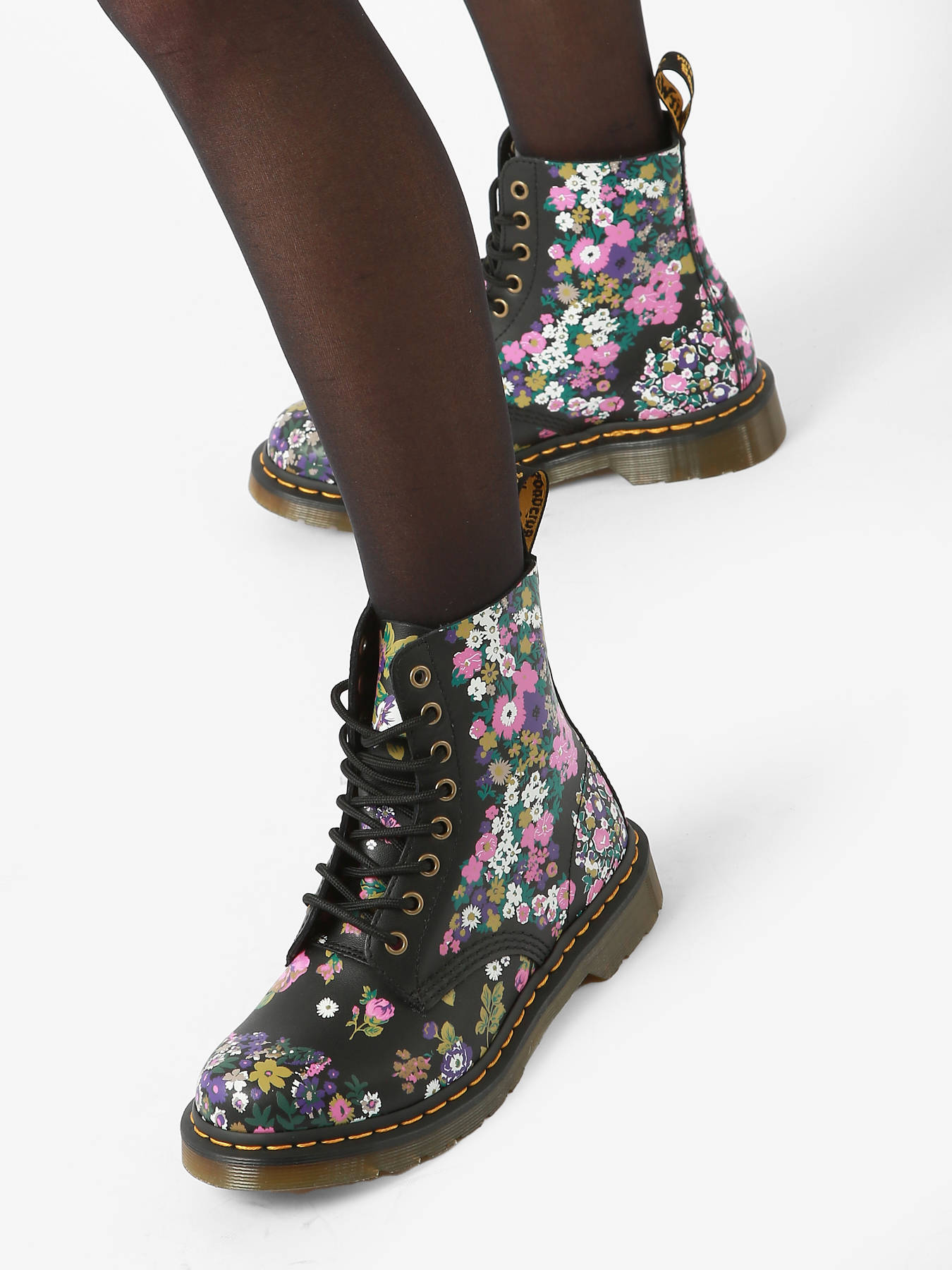 Boots/bottines Dr Martens 1460 PASCAL FLORAL multi vintage floral