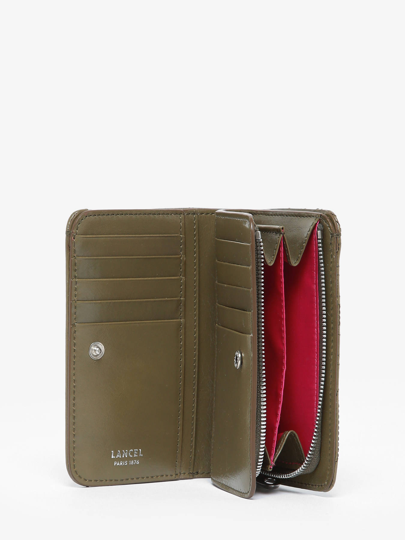 Cloth wallet Lancel Multicolour in Cloth - 19462546