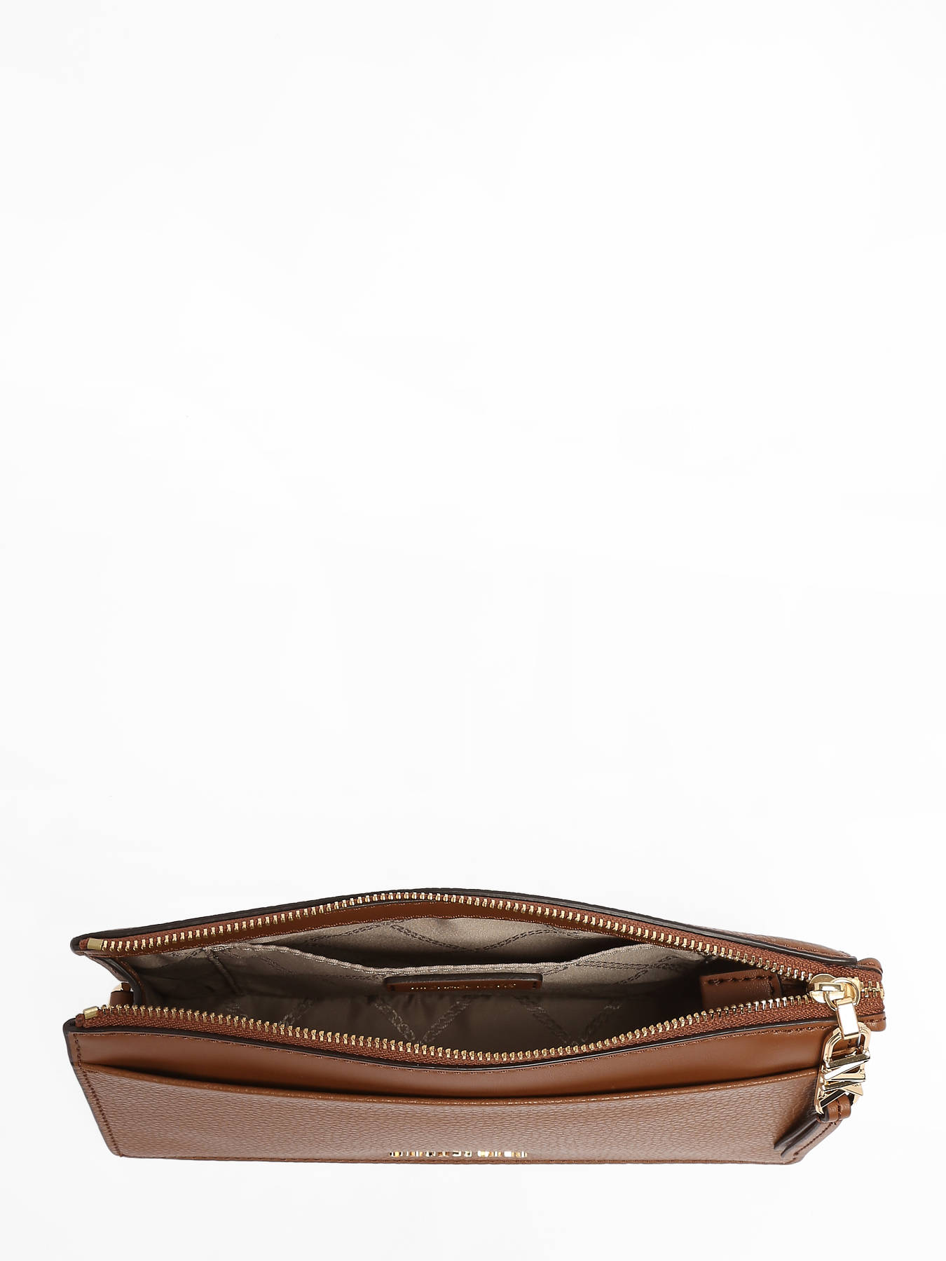brown leather mk bag