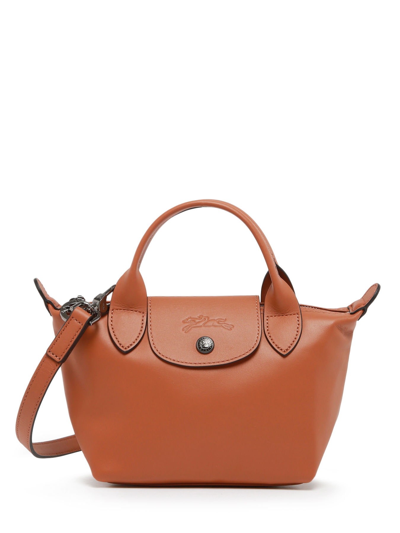 Sacs port?� main Longchamp 01500987 cognac en vente au meilleur prix