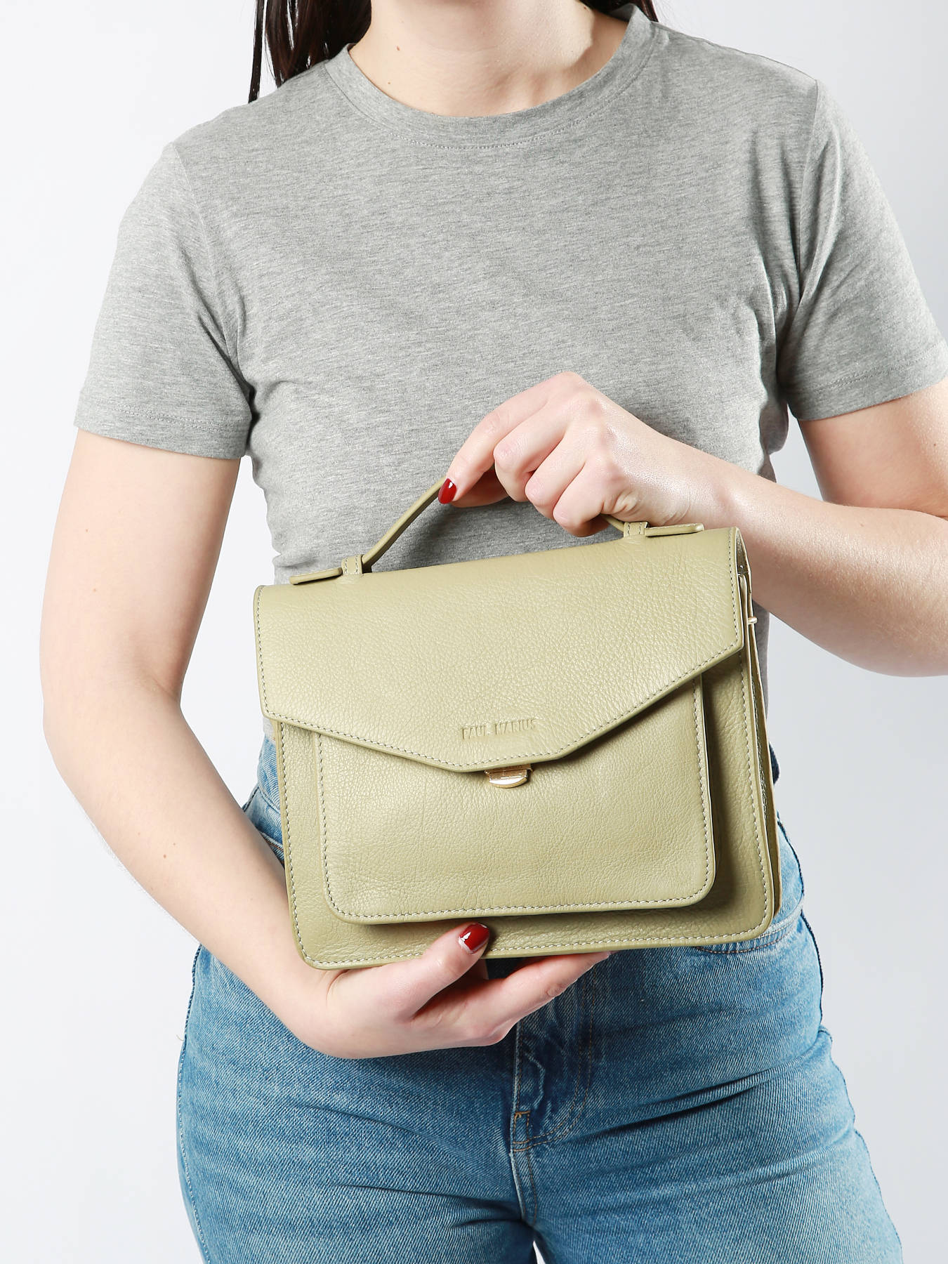Sac à Main Bandoulière Vintage Art Déco – Blanc, Faux Cuir, Comme Neuf