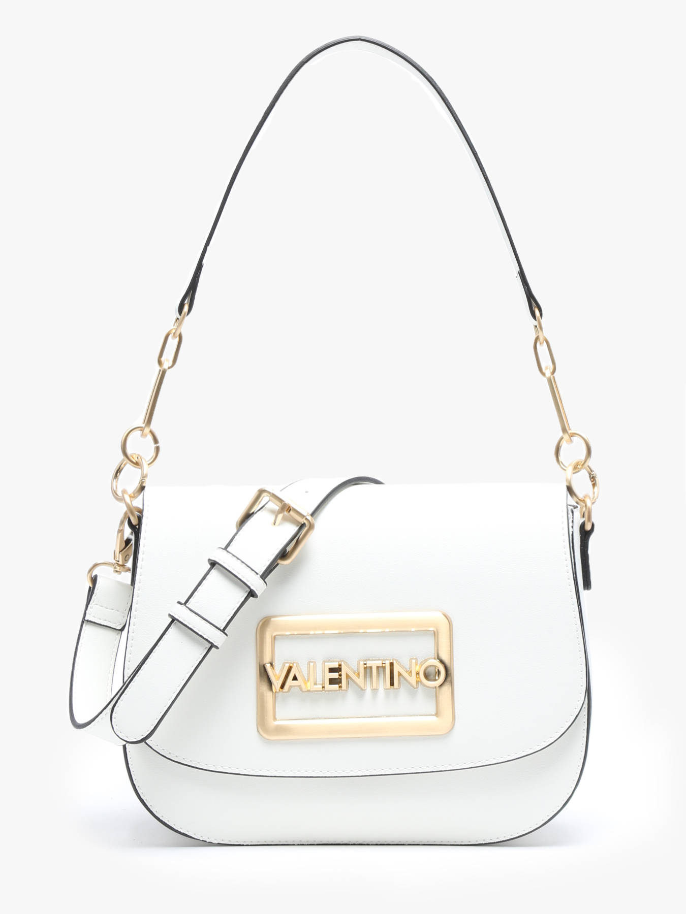 Sac bandouli?�re Valentino VBS7R103 bianco en vente au meilleur prix