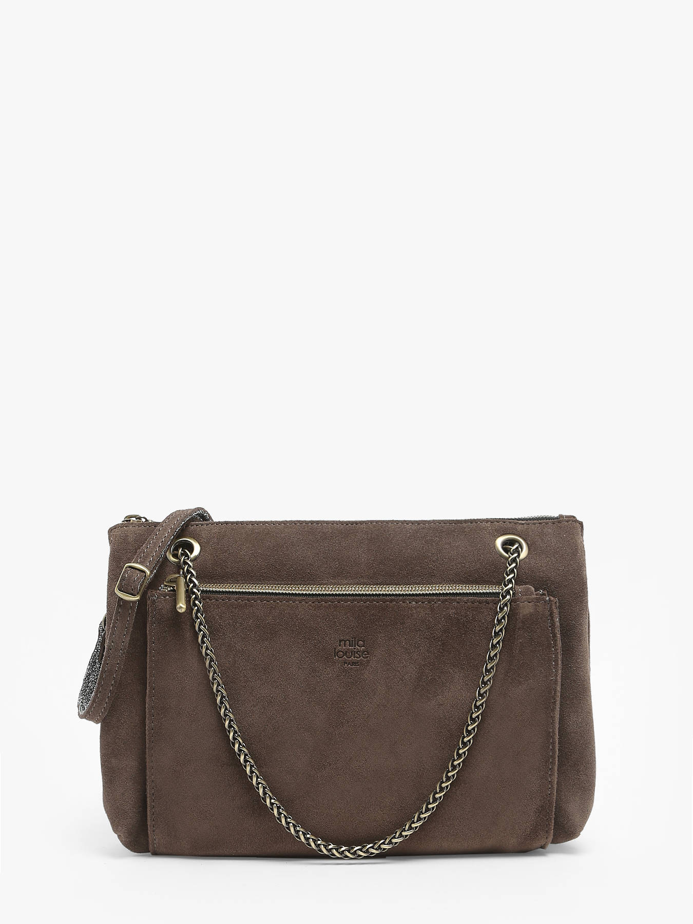 Sac Bandoulière Femme Shiraleah - Simili Cuir Gris Fumé - Occasion - Vintage