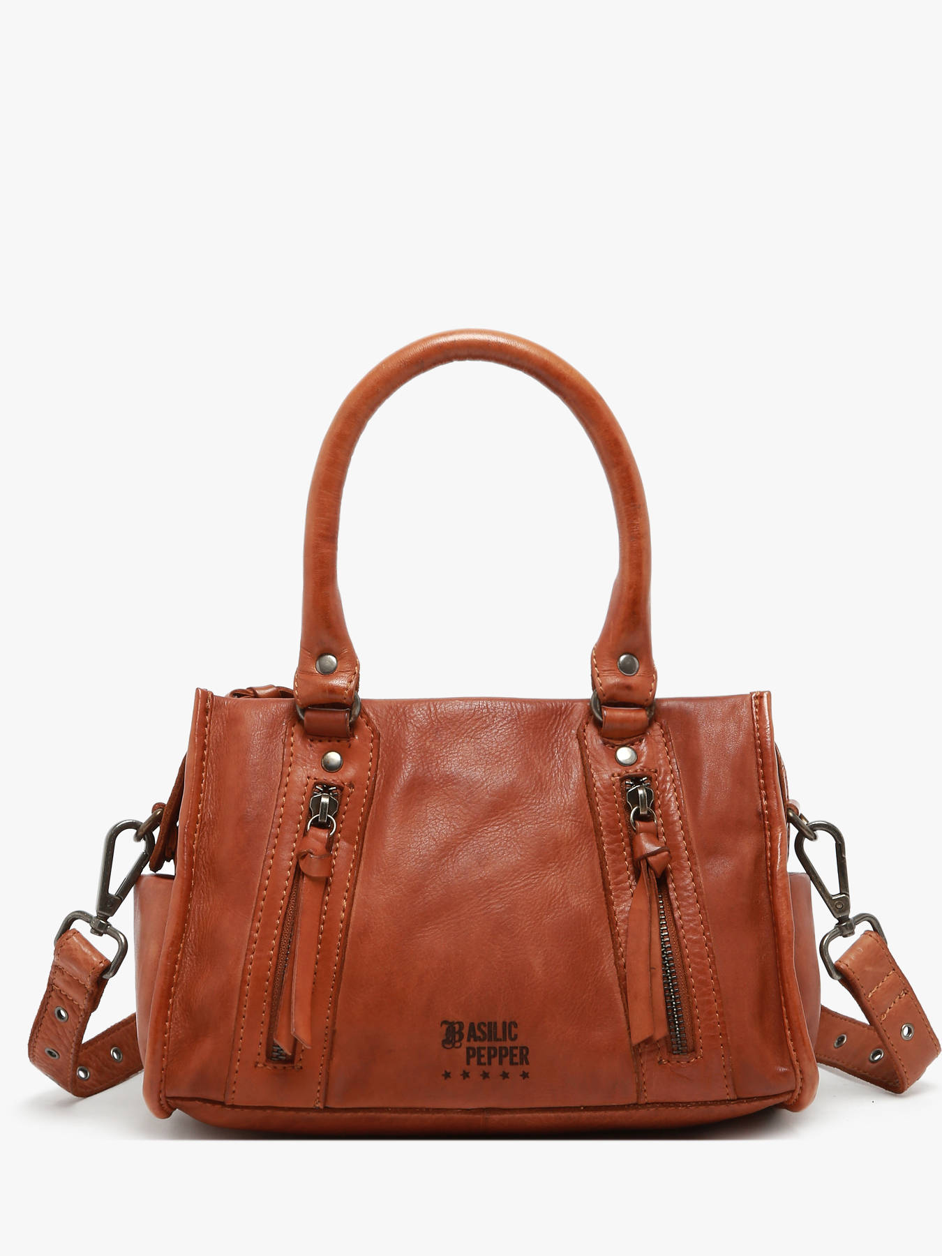Sac Pochette Sac Cuir BandouliÃ¨re Camel Basilic Pepper Sac