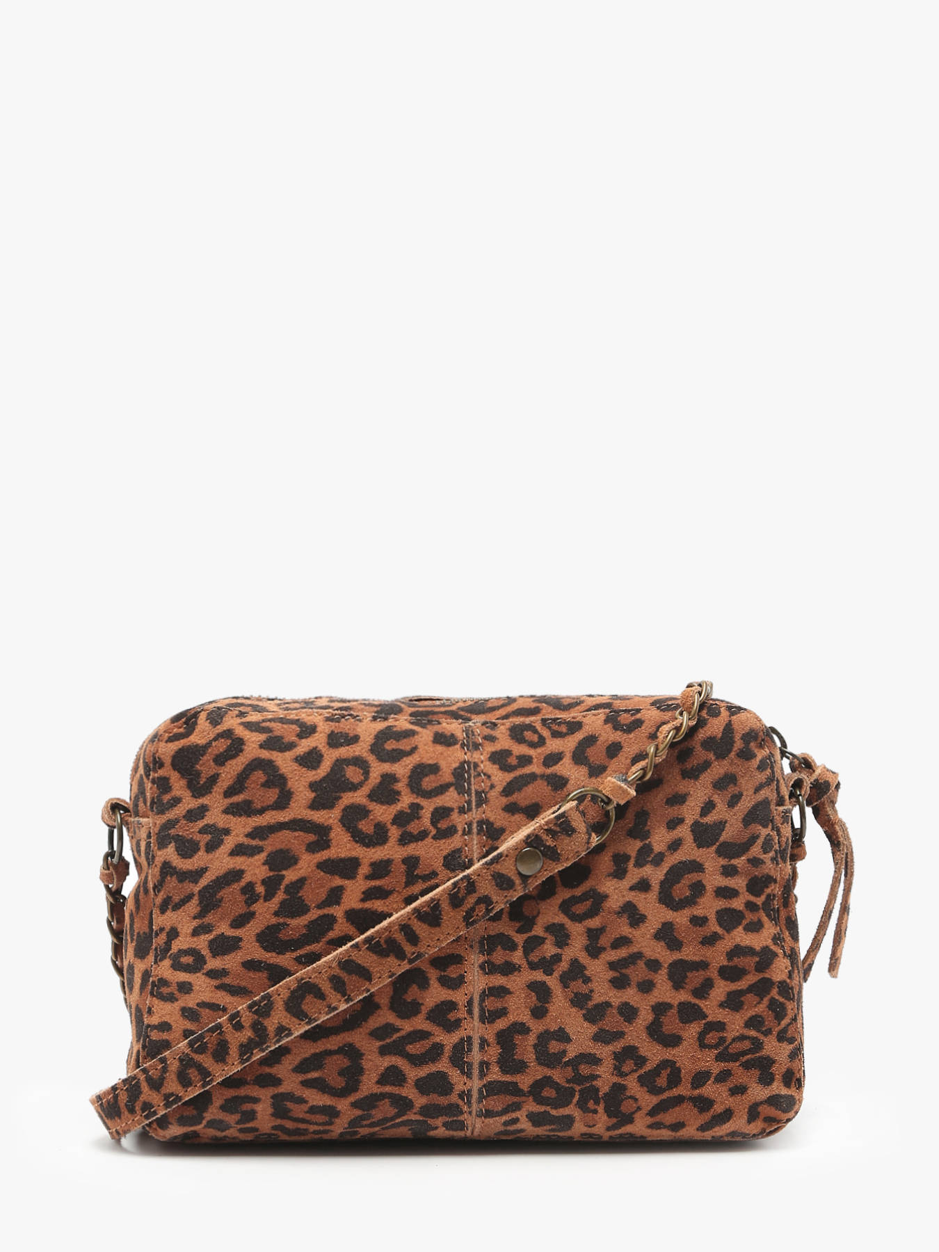 Pieces Crossbody bag PCNAINA SUEDE LEO CR best prices