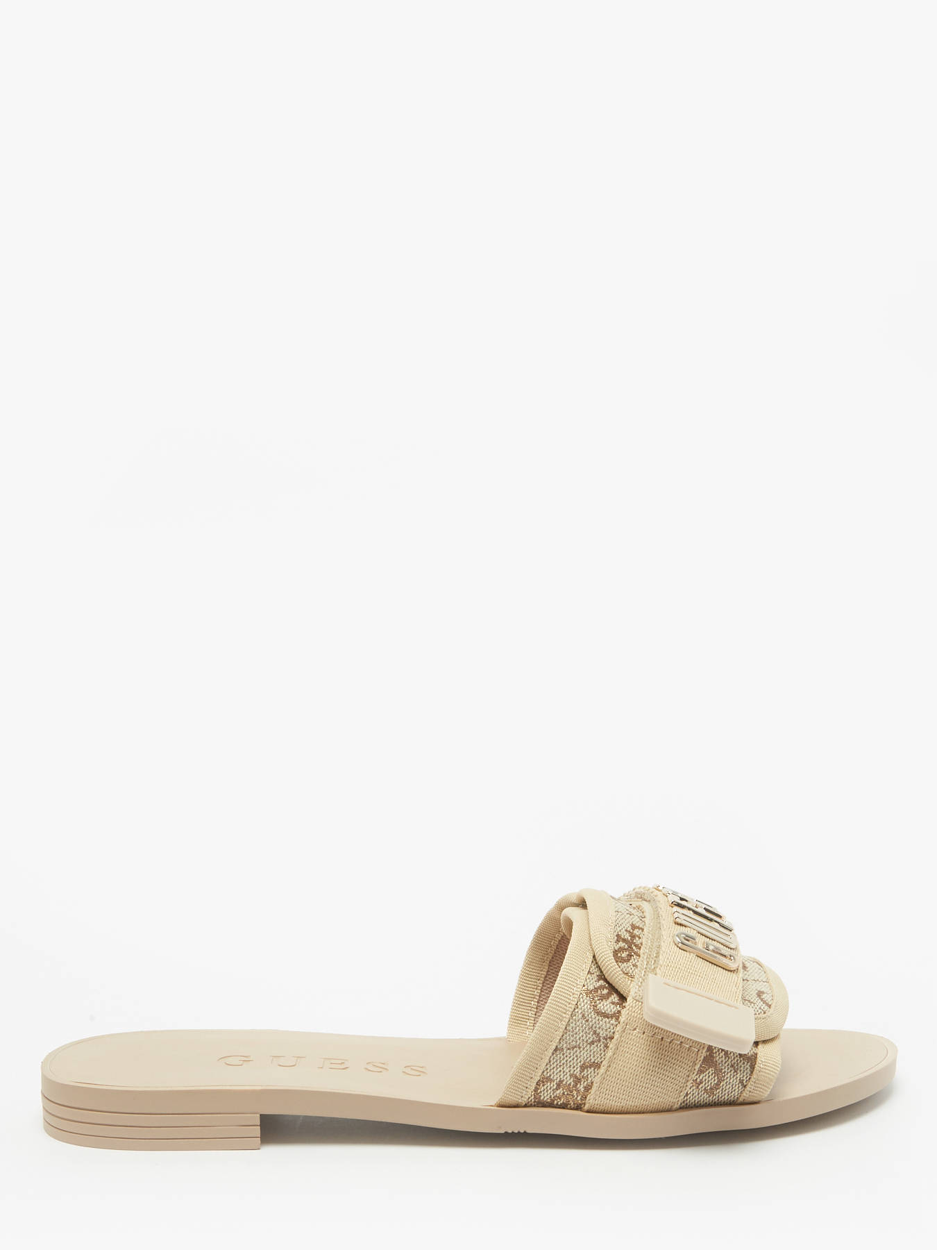Sandales GUESS Taille 36 – Talon Aiguille Très Haut, Ivoire, Cuir