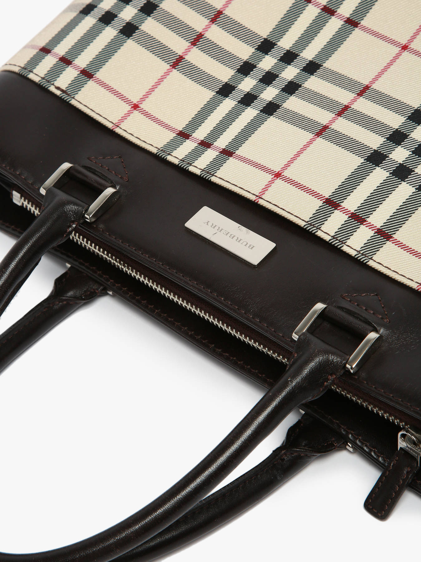 Sac porté main Burberry Nova Check nova check en vente au meilleur - Main Image