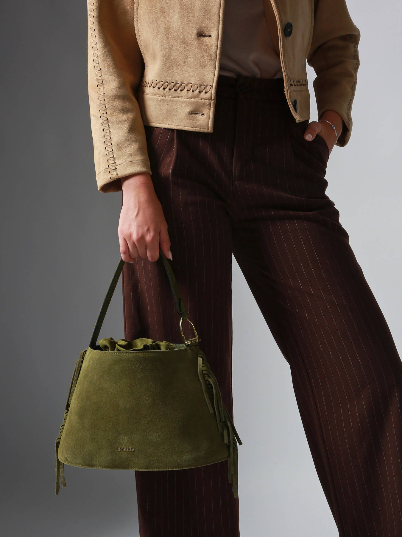 Sac bandoulière Etrier ECOU161M olive en vente au meilleur prix