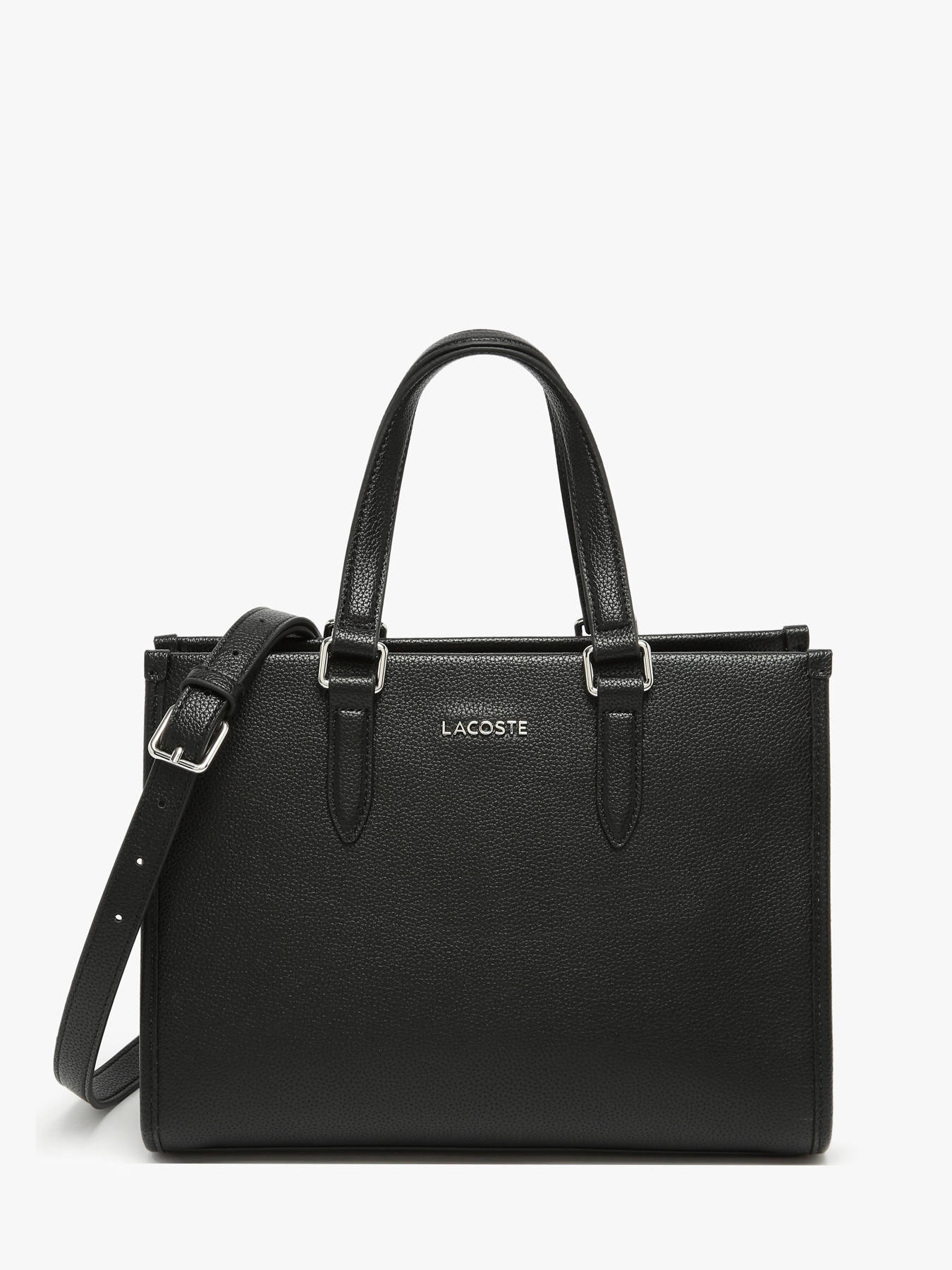 Sac porté main Lacoste NF5150EG noir en vente au meilleur prix