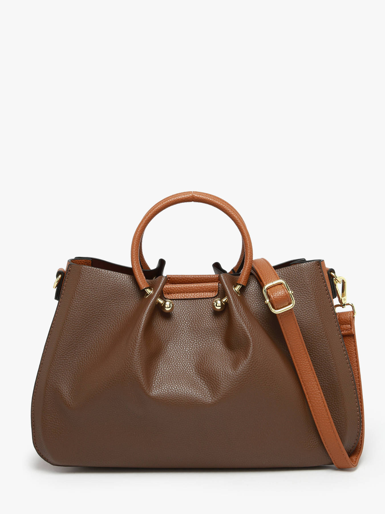 Sac Porté Main Ted Lapidus AU8923 - Dessus Métal, Doublure Toile Enduite, Fermeture éclair - Style élégant Et Pratique