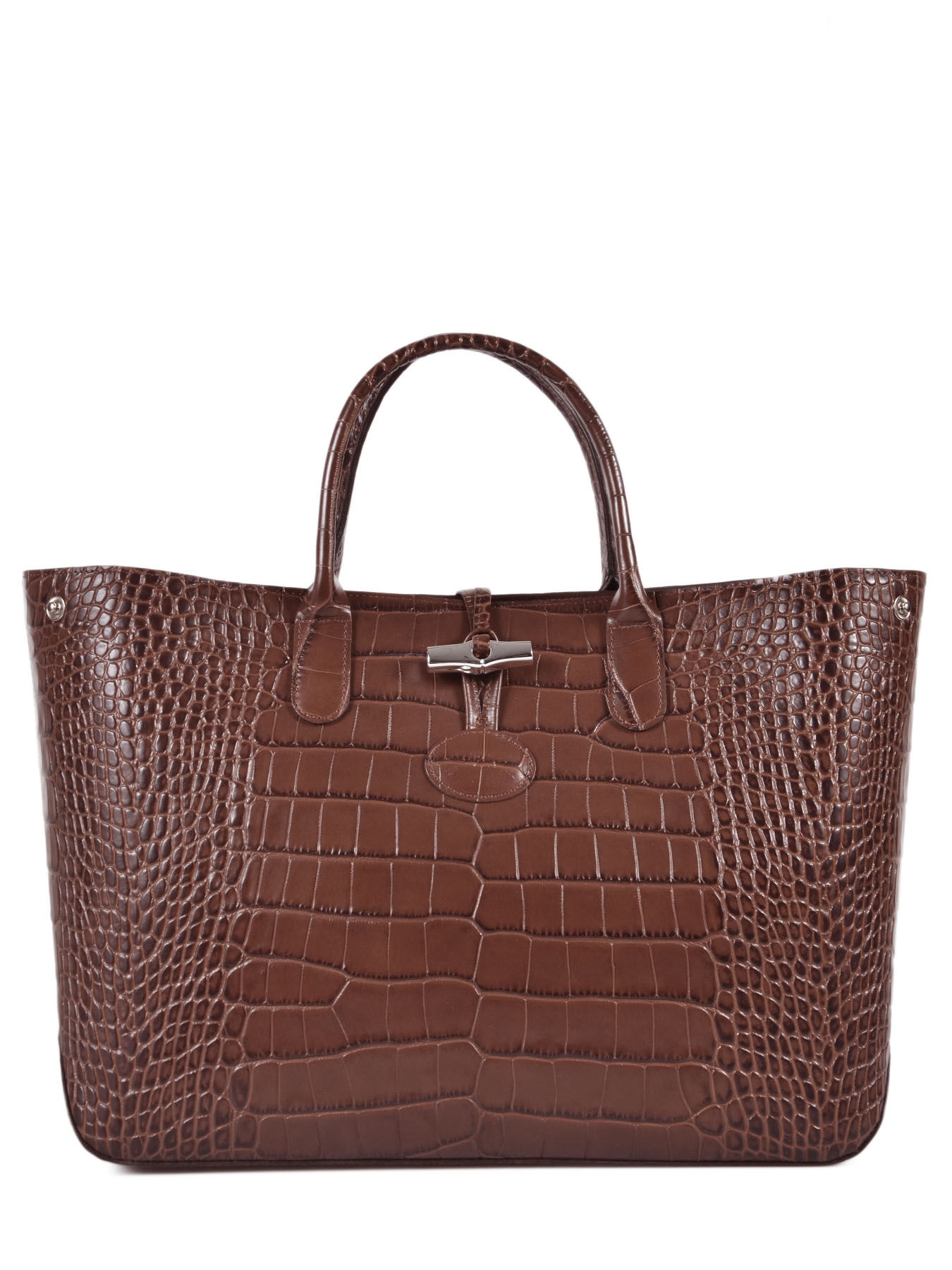 Longchamp Handbag Roseau croco - Best prices