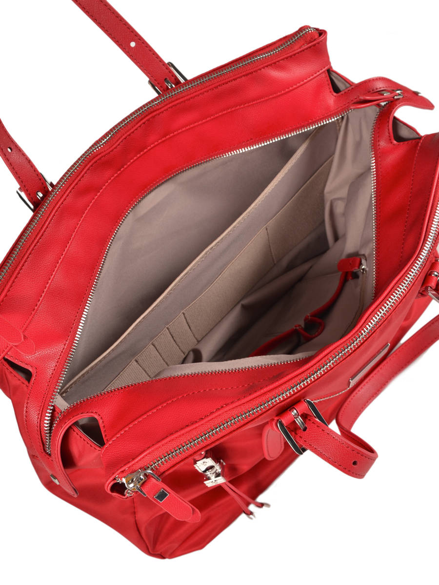 samsonite red shoulder bag