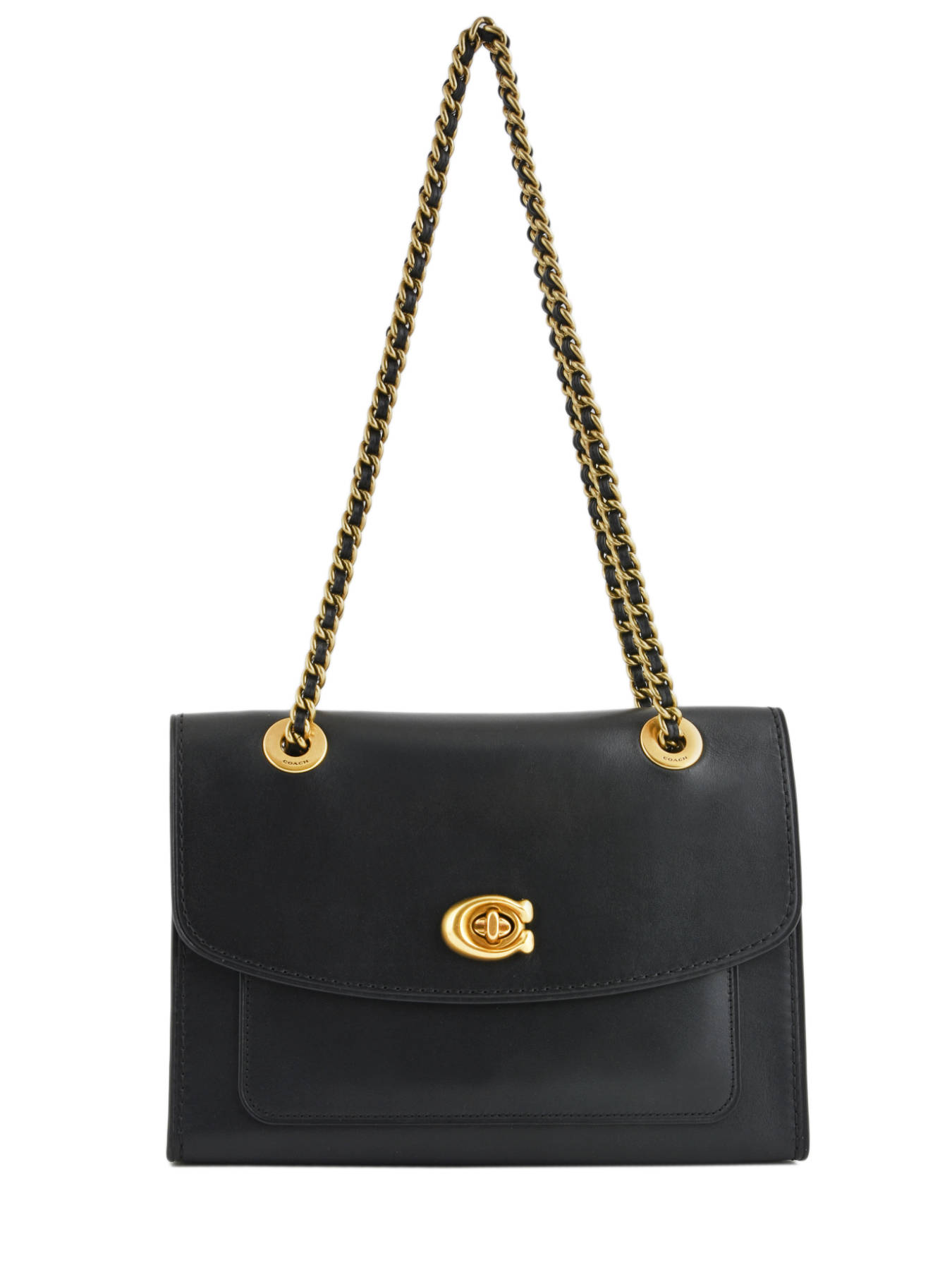 coach black parker bag