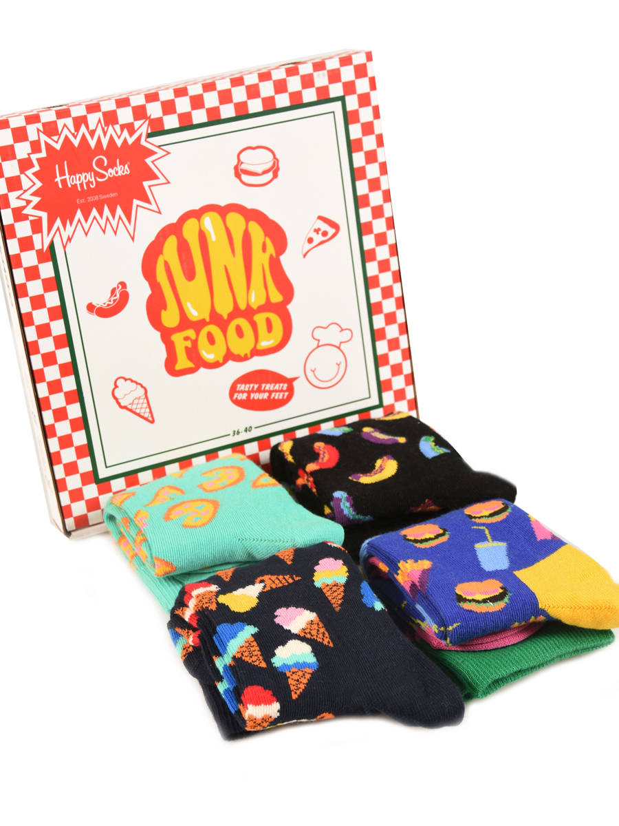 Coffret cadeau Happy Socks XFOD09 multi en vente au meilleur prix