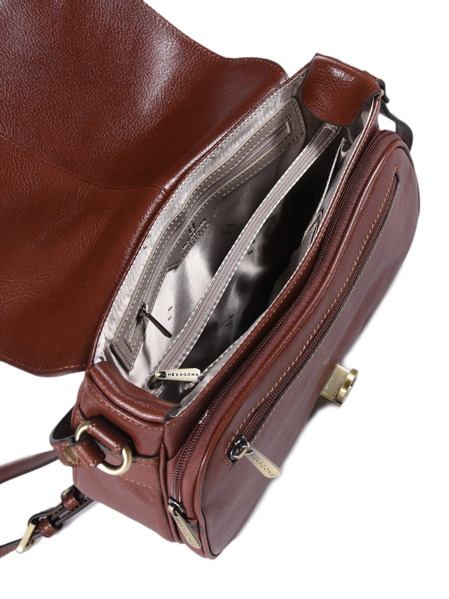 sac hexagona marron