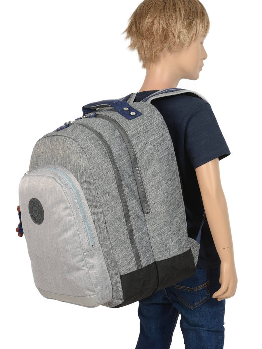 kipling gray backpack