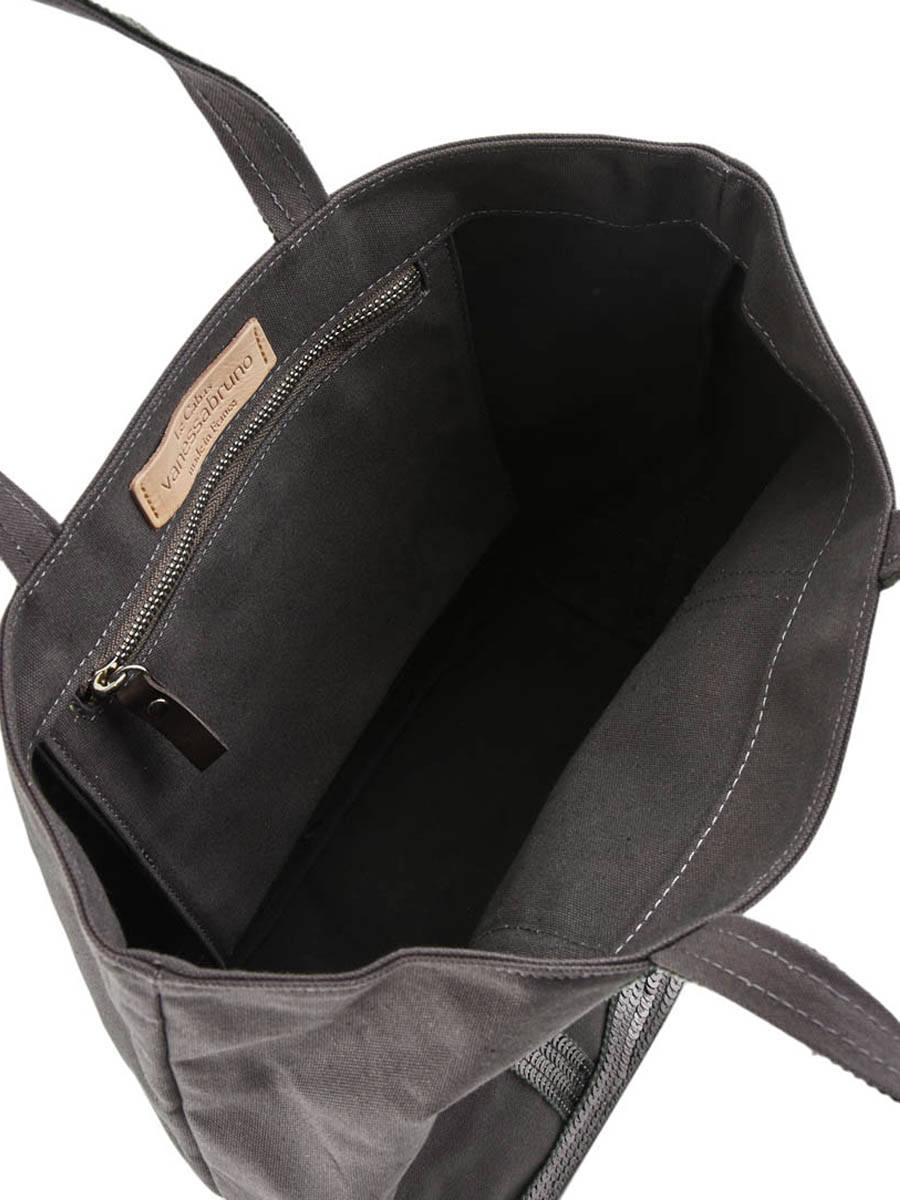 Sac port?� main Vanessa Bruno CABAS M anthracite en vente au meilleur prix