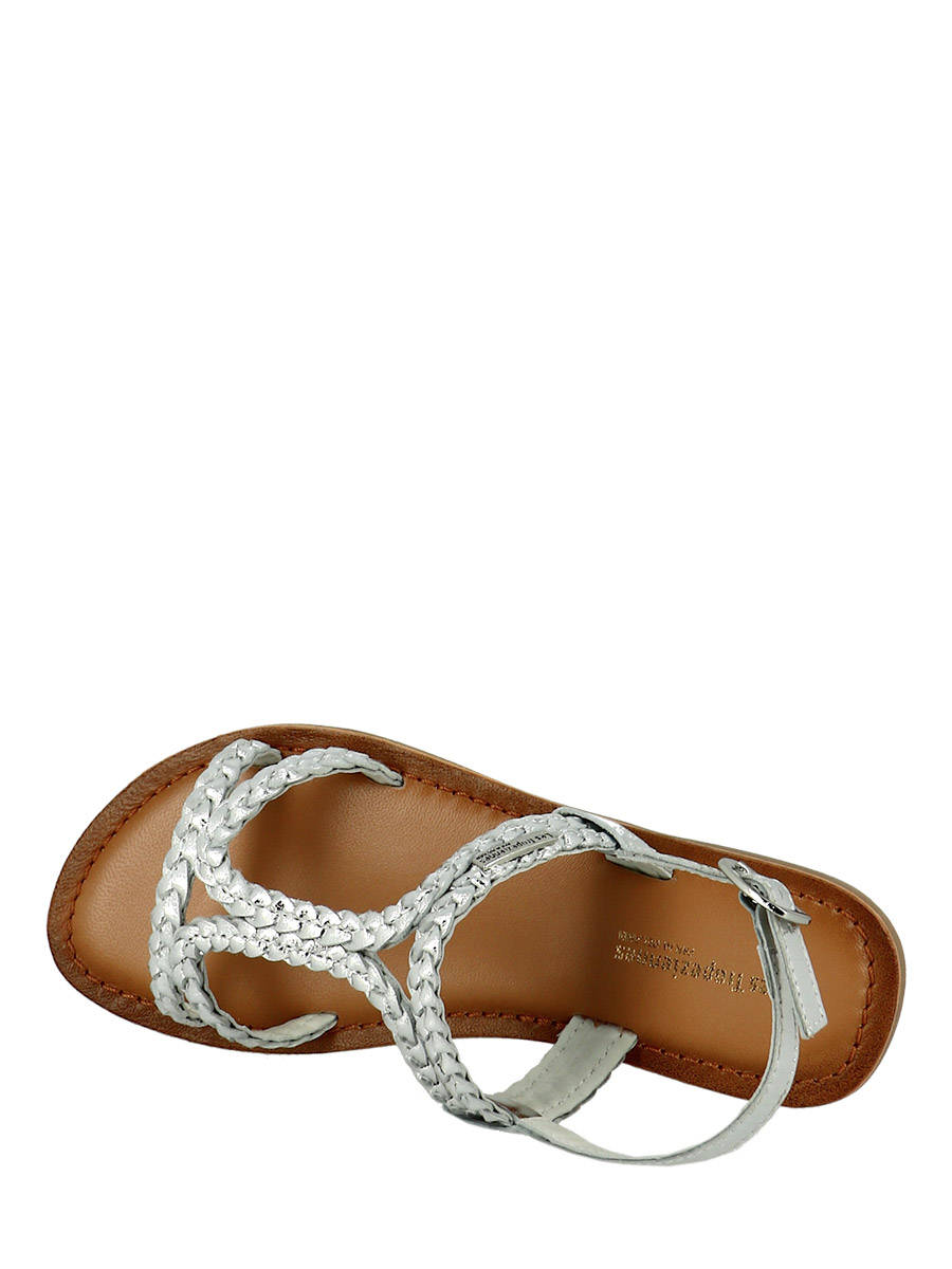 sandales tropeziennes argent