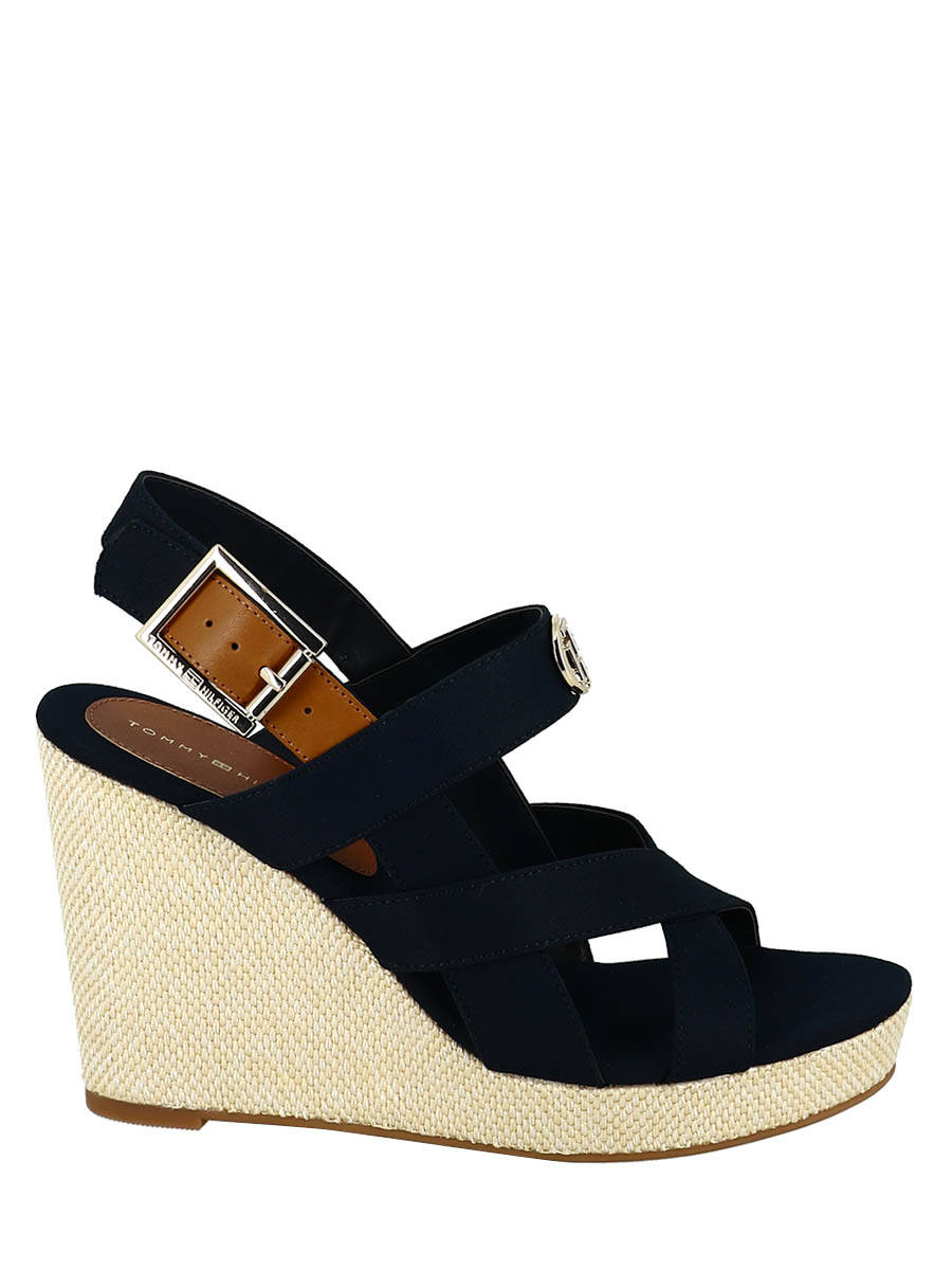 sandale compensée tommy hilfiger pas cher