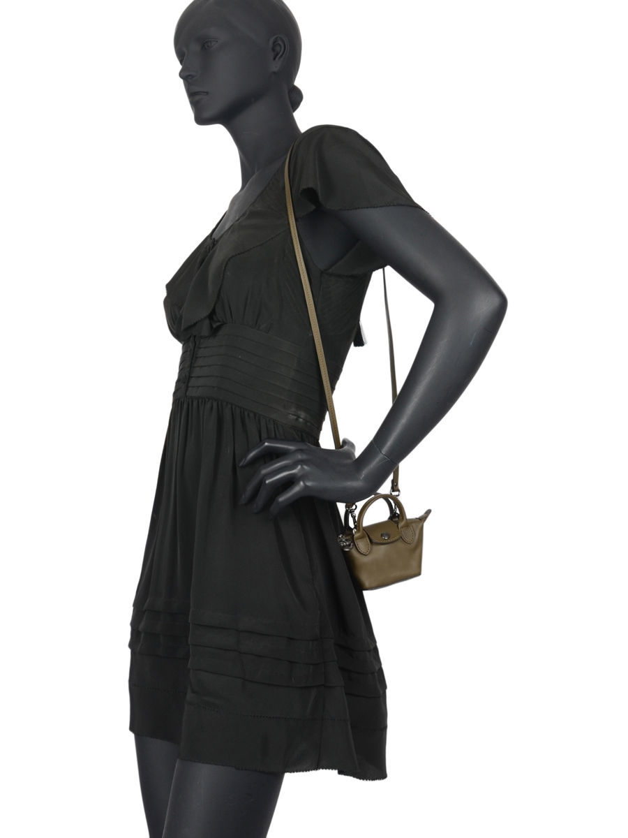 longchamp mini le pliage cuir