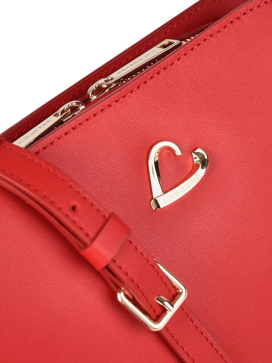 Sac bandoulière rouge lancaster Clearance