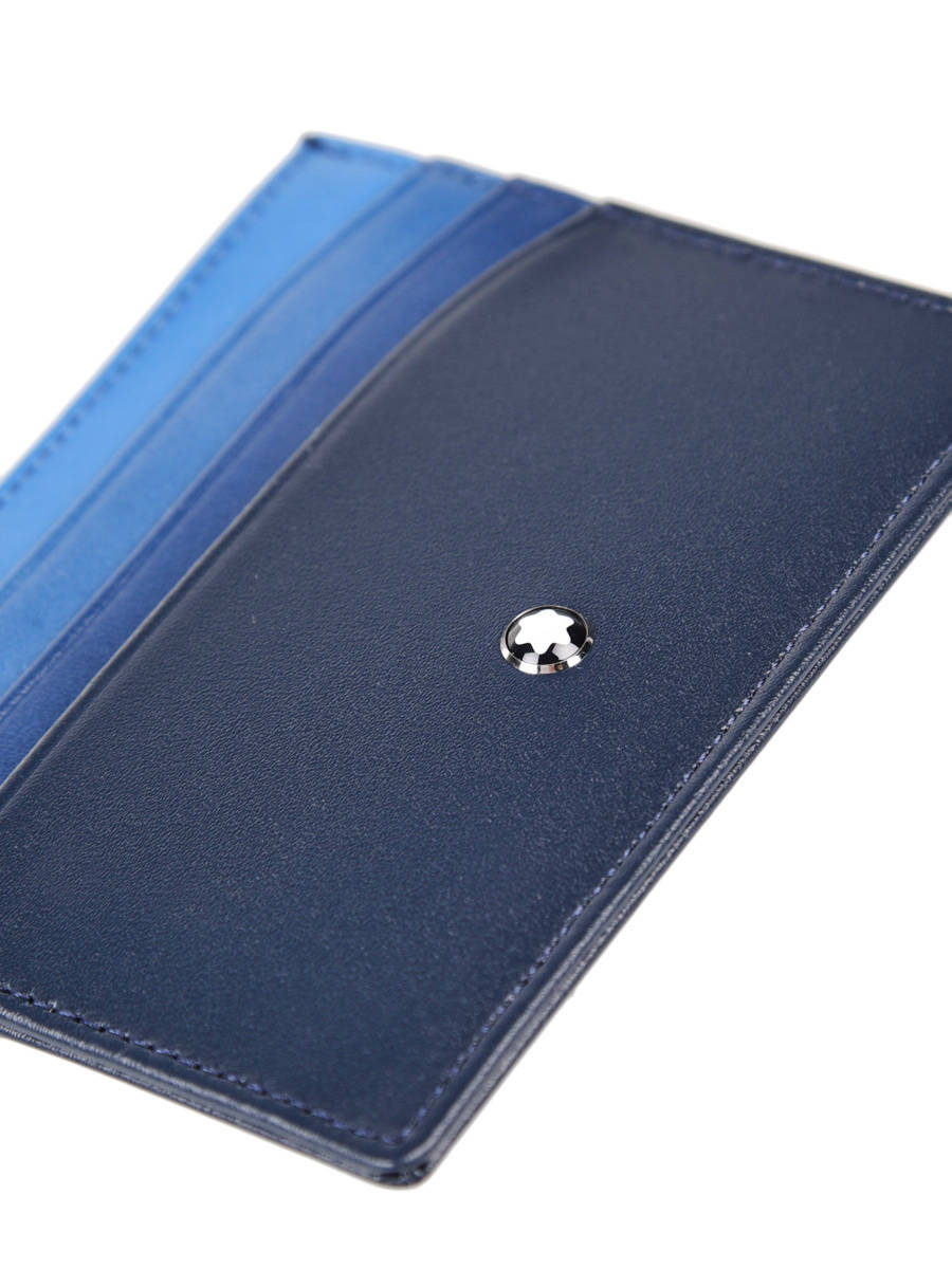 Porte cartes Montblanc 126213 navy en vente au meilleur prix
