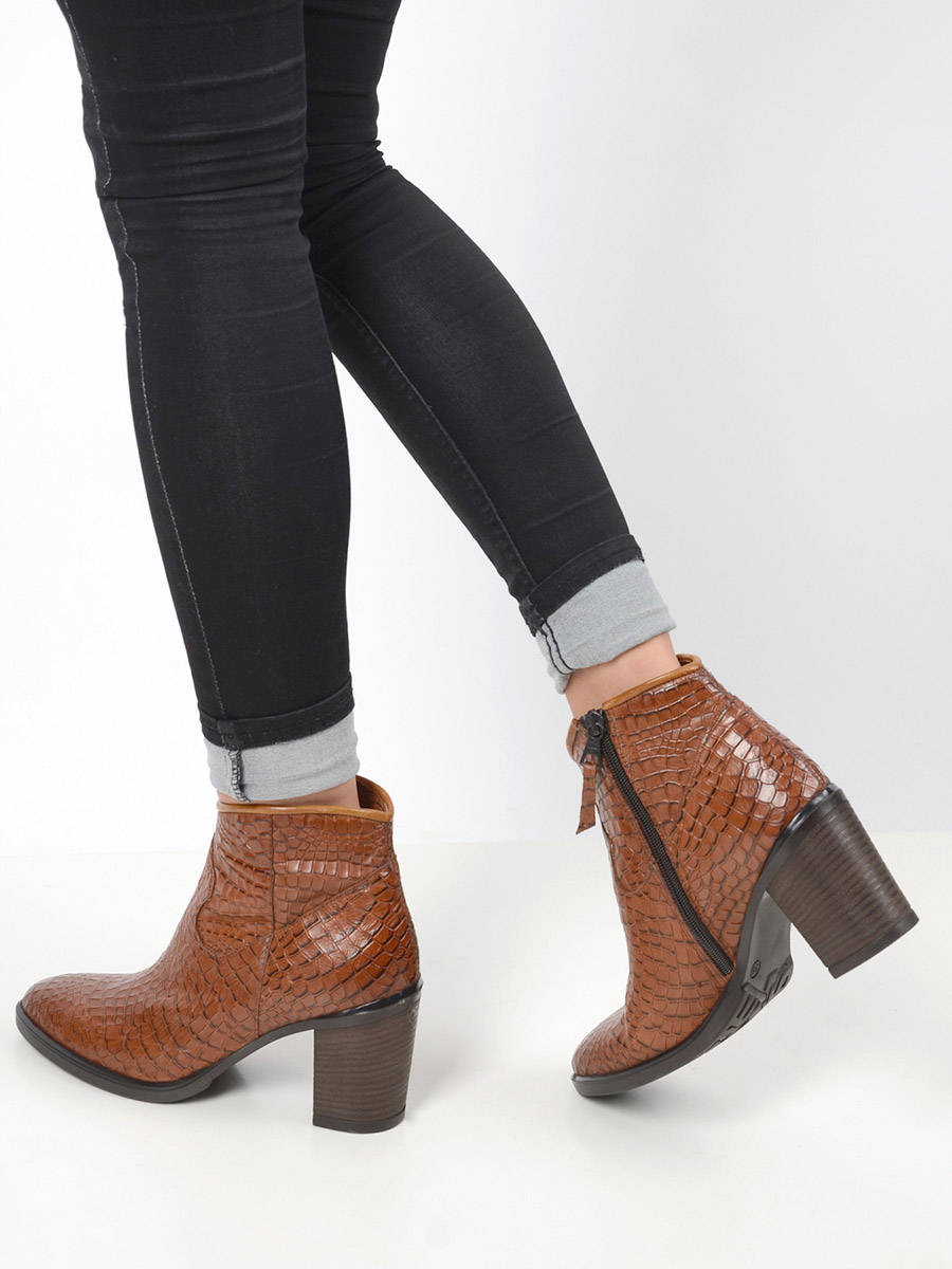 bottes mjus marron