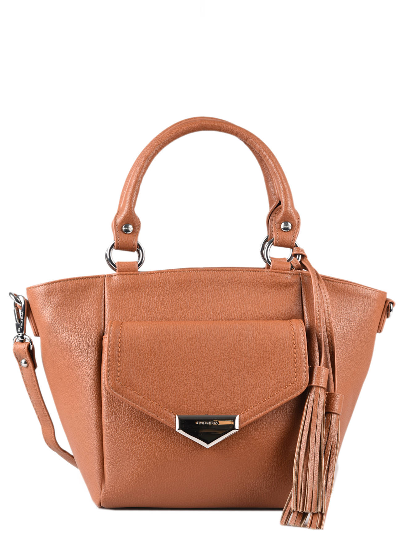 Sac porté main Fuchsia F.98984 cognac