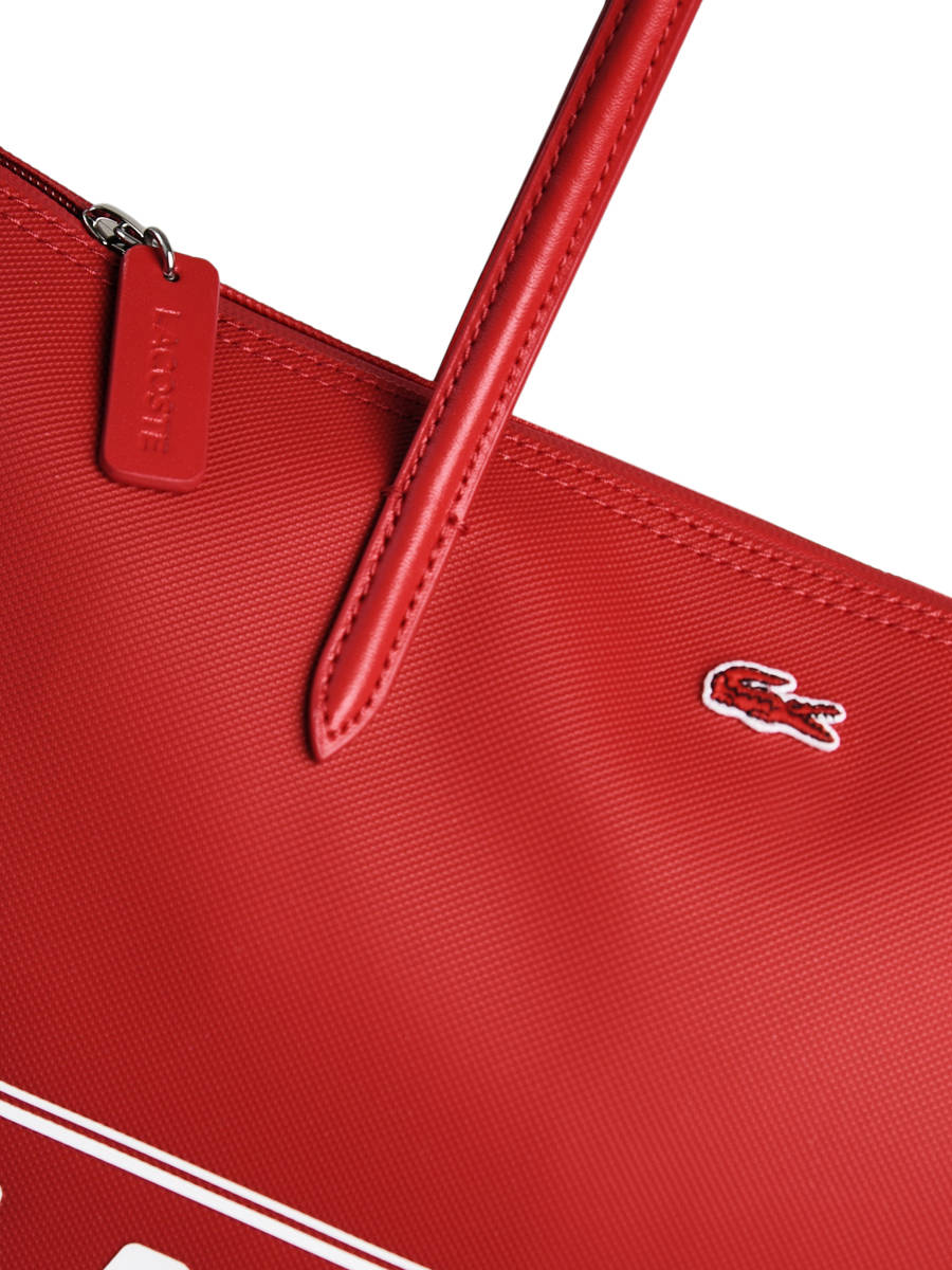 lacoste red bag