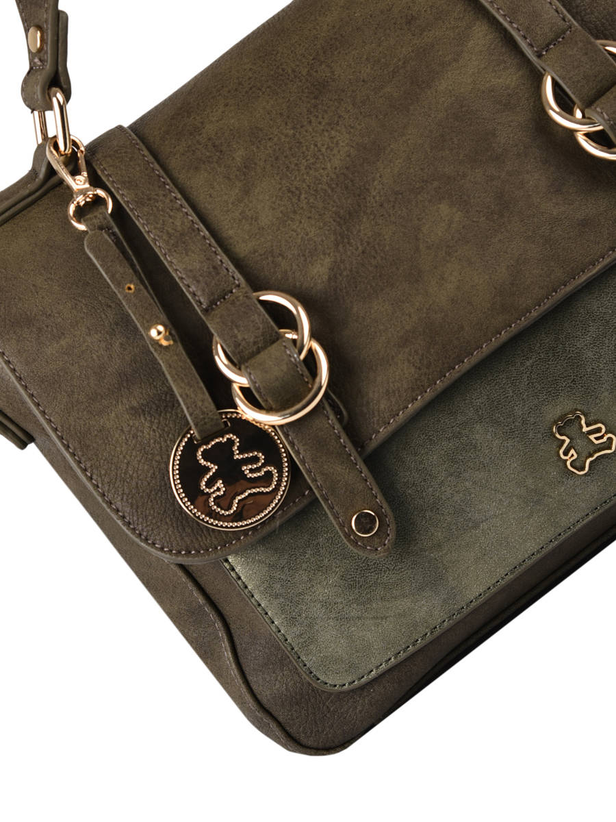 Sac bandoulière Lulu NANNIE kaki en vente au meilleur prix